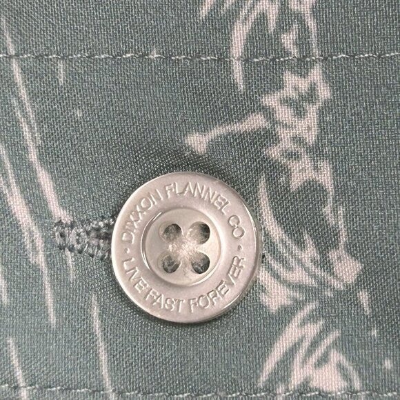 Dixxon Shirt Mens 5X Hawaiian The Naples D-Lite Stretch Party Lightweight Palm - Picture 5 of 12